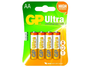 Батерия 1.5V Ultra Alkaline LR6 AA GP Battery